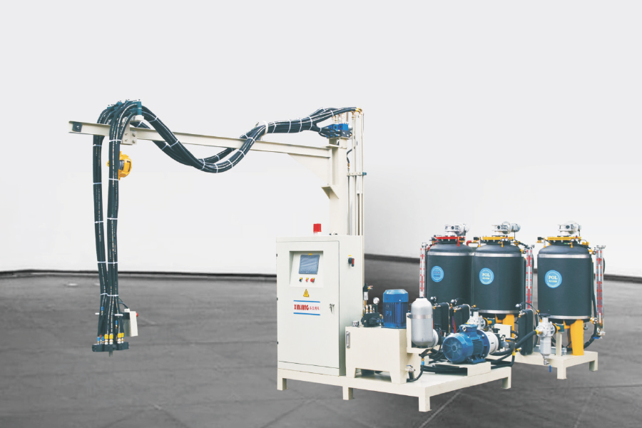 Drie-component polyurethaan hogedruk schuimende injectie-machine